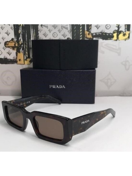 New Authentic Prada PR06YS Brown Sunglasses – Bold Luxury with UV Protection